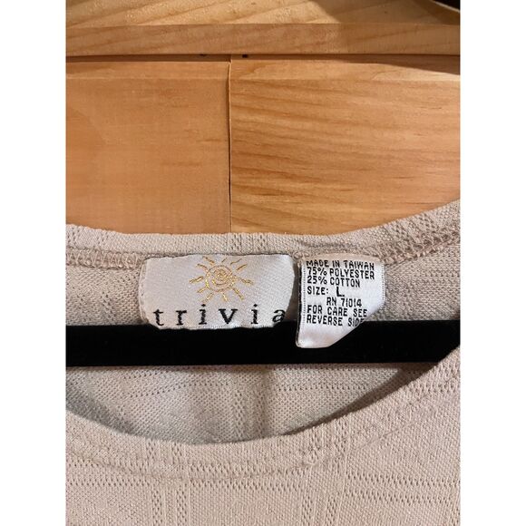 Vintage embroidered Short Sleeve Sweater Top - Picture 4 of 4